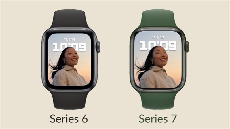 so sánh Apple Watch 6 và 7 về tính năng