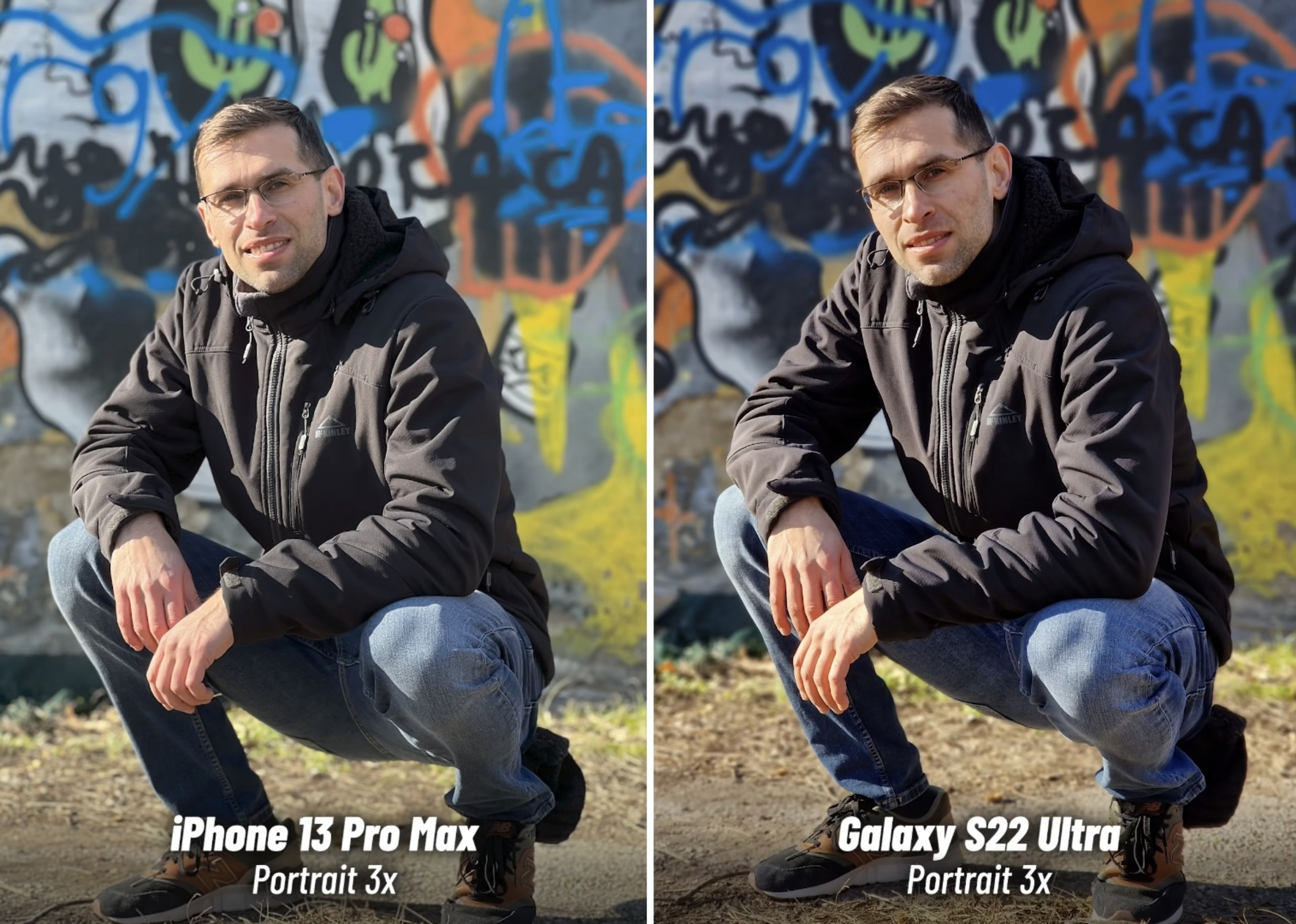 so sánh chế độ chân dung 3x iPhone 13 Pro Max và Galaxy S22 Ultra