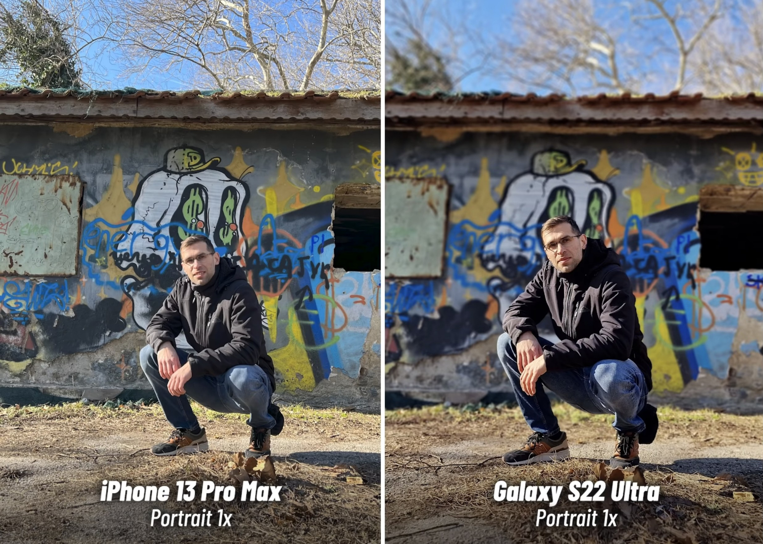 so sánh chế độ chân dung iPhone 13 Pro Max và Galaxy S22 Ultra