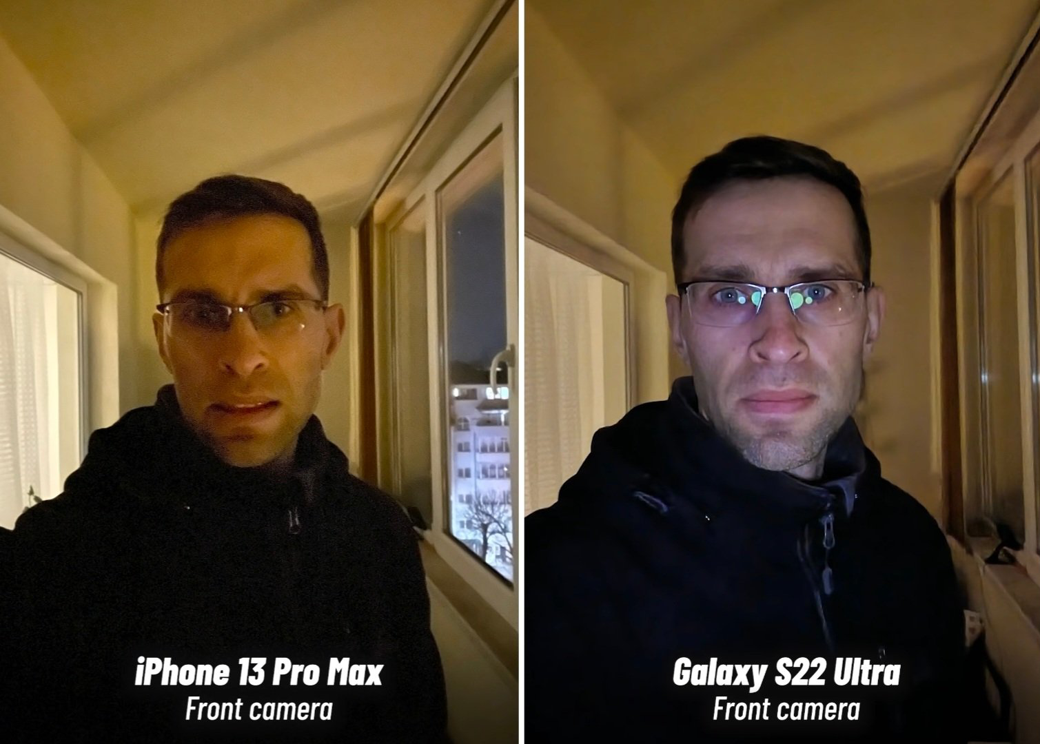 so sánh chế độ chụp đêm iPhone 13 Pro Max và Galaxy S22 Ultra