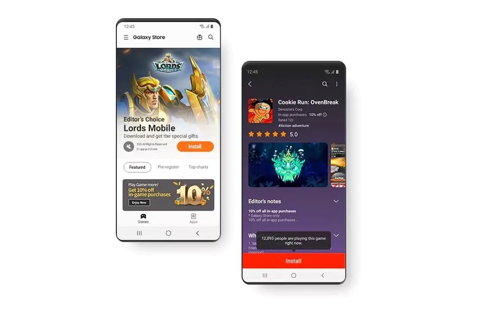 So sánh Google Play Store vs Samsung Galaxy Store