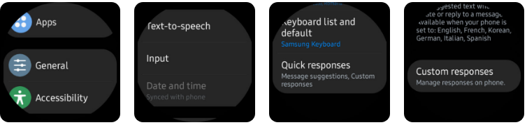 Cách tạo phản hồi tùy chỉnh trên Galaxy Watch cực hữu ích