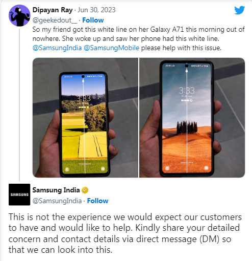 Nỗi ám ảnh về màn hình của smartphone Samsung lại tiếp diễn