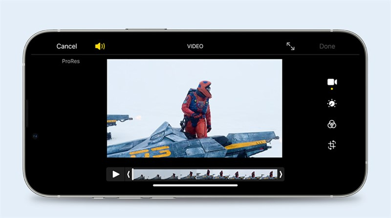 Tính năng quay video ProRes trên iOS 15.1