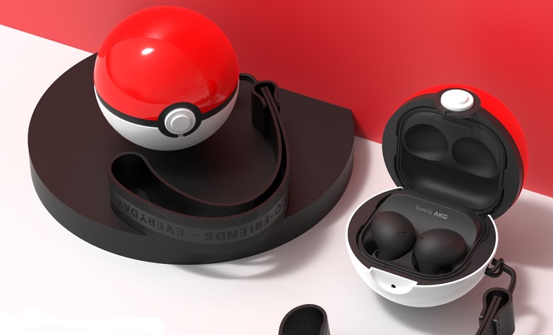 Ốp tai nghe Galaxy Buds phiên bản Pokemon có kiểu dáng bắt mắt, phù hợp với nhiều loại hộp sạc tai nghe Samsung