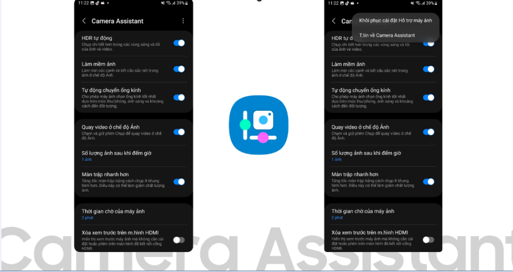 Ứng dụng Camera Assitant sắp cập bến nhiều điện thoại Galaxy A với One UI 6.0