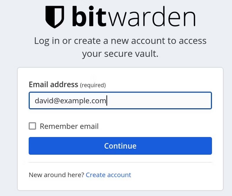 Ứng dụng quản lý mật khẩu Bitwarden
