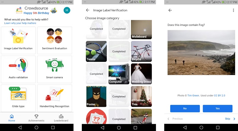 Ứng dụng Crowdsource
