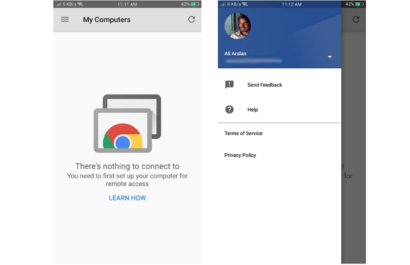 Ứng dụng Chrome Remote Desktop