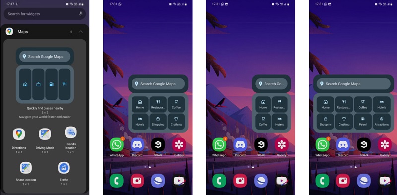 Tiện ích Tìm nhanh địa điểm lân cận