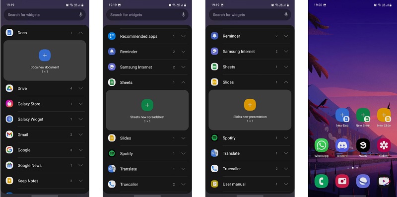 Tiện ích Google Docs, Sheets và Slides