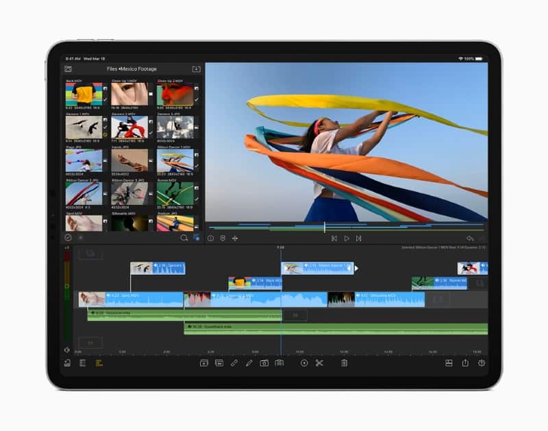 iPad Pro 11 2020 đáp ứng được nhu cầu biên tập video cỡ lớn