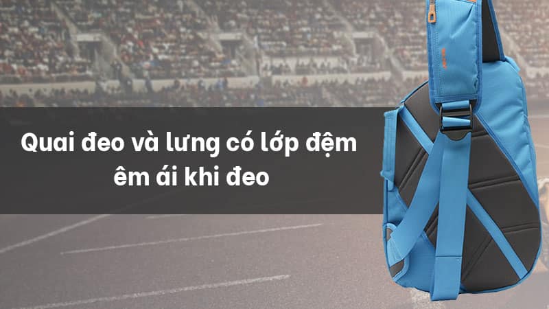 Balo laptop đeo chéo Jinya Figured Nylon Sporty