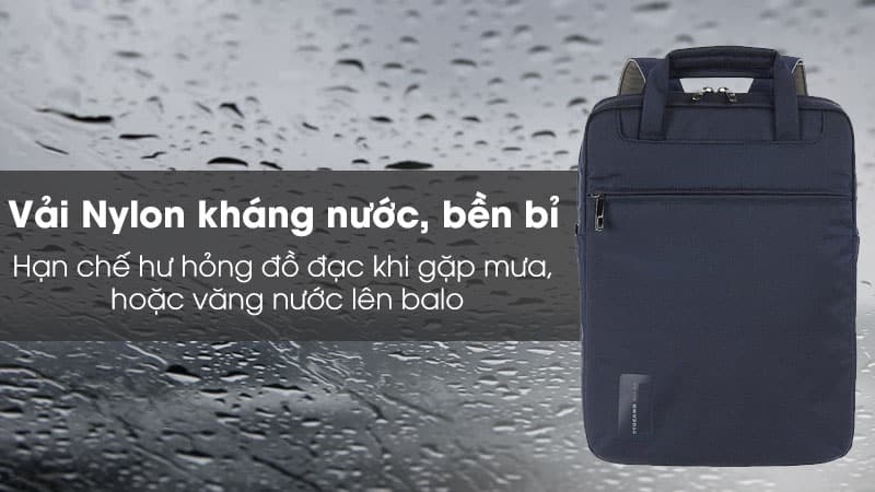Túi xách laptop Turcano Workout Vertical 13 inch có chất liệu kháng nước