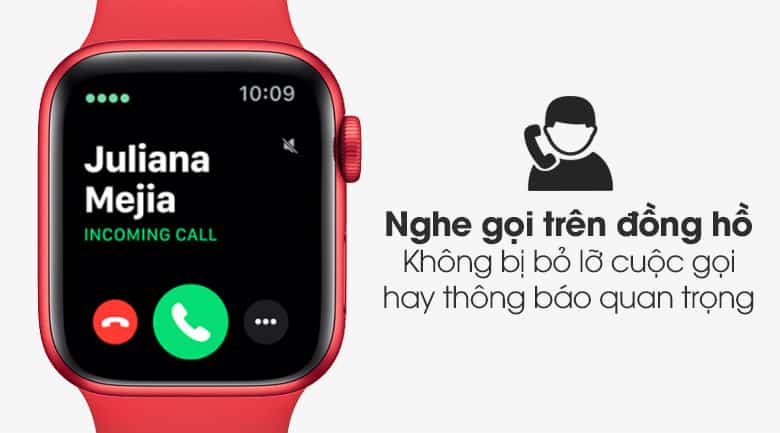 Nghe gọi trực tiếp trên Apple Watch S6 LTE 40mm