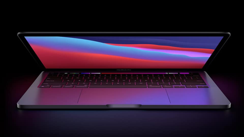 MacBook Pro 13″ M1 2020 màn hình hiển thị rõ nét ở mọi góc máy