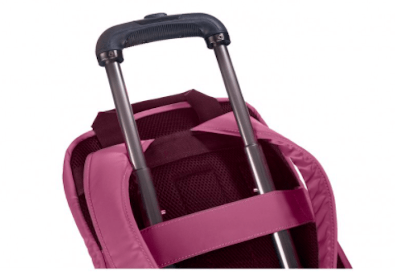 Balo chống sốc TUCANO PINK BKML13-PK-1-P có quai luồng vào vali tiện lợi khi đi du lịch