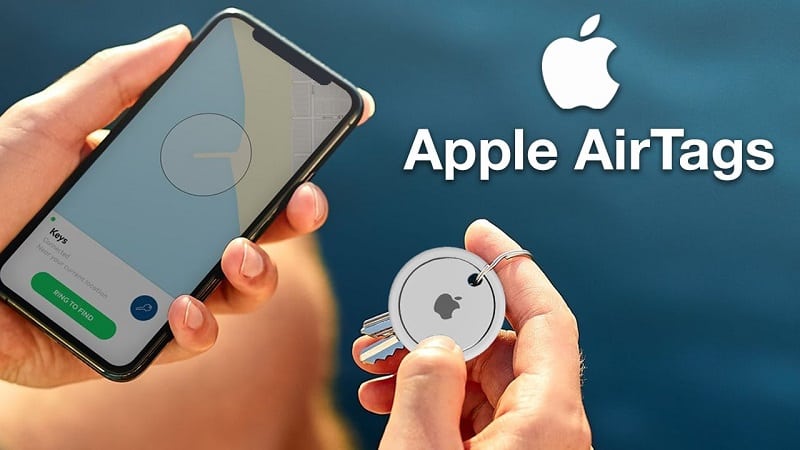 AirTag Chính hãng VN/A-Định vị chính xác nhờ sử dụng băng thông rộng