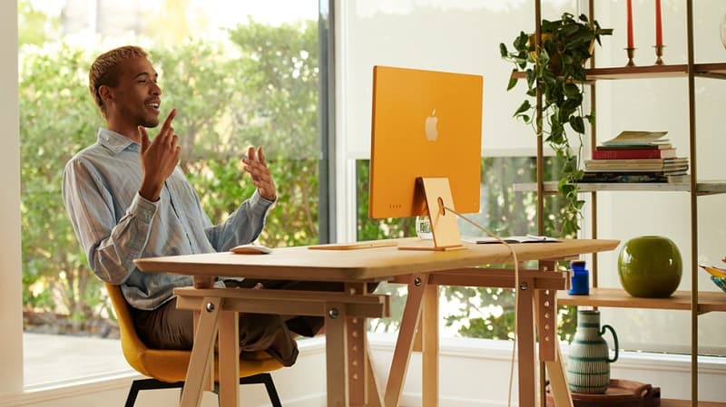 iMac 24 inch 4.5K – 2021 – Apple M1-Thiết kế tinh tế với màn hình mỏng, đa dạng màu sắc