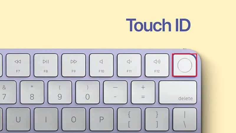 iMac 24 inch 4.5K – 2021 – Apple M1-Bảo mật an toàn, mở khóa nhanh chóng với Touch ID