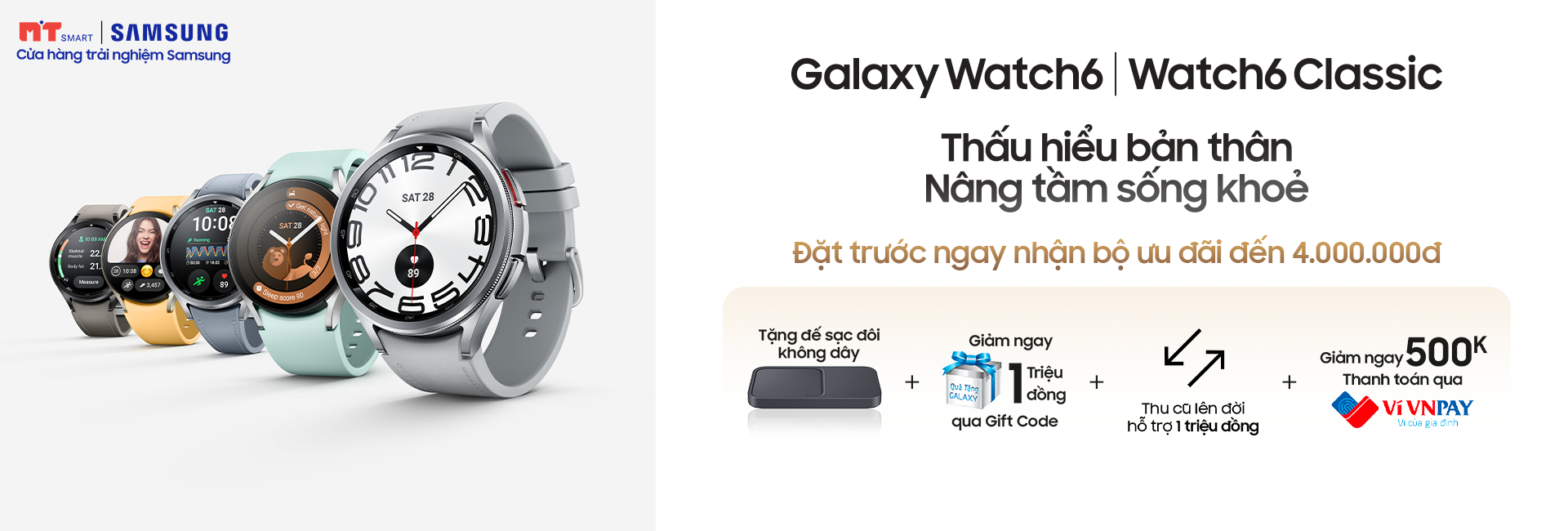 Đặt hàng sớm Samsung Galaxy Watch6 Series