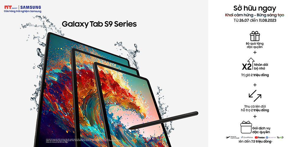 Đặt hàng sớm Samsung Galaxy Tab S9 Series