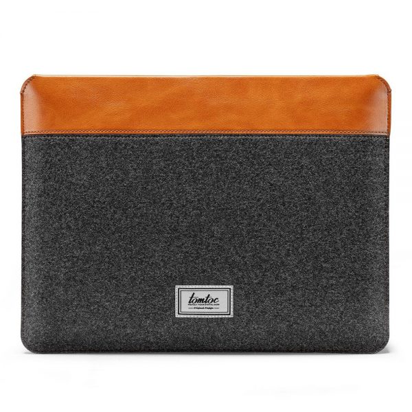 H16-C02Y - Túi Chống Sốc Tomtoc (USA) Felt & Pu Leather For Macbook Pro Air 13 New H16-C02Y