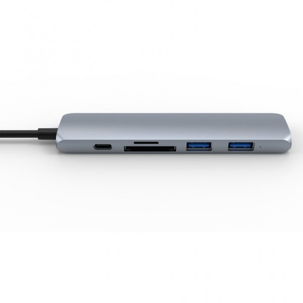 HD22ESILVER - Hub chuyển đổi HyperDrive 6-in-1 USB-C - 2