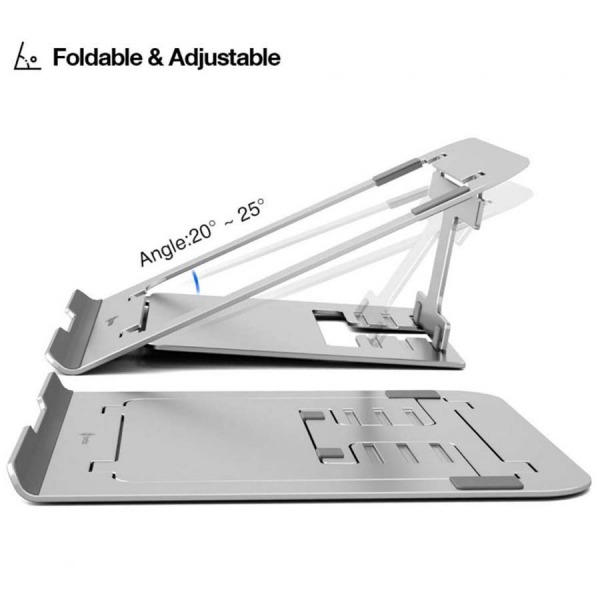 6061 - Đế tản nhiệt TomToc Folding Aluminum Laptop Stand B4002S - 4