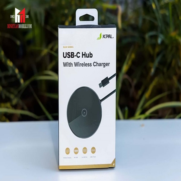 JCP6224 - Hub chuyển kiêm sạc không dây JCP USB-C Multiport JCP6224 - 2