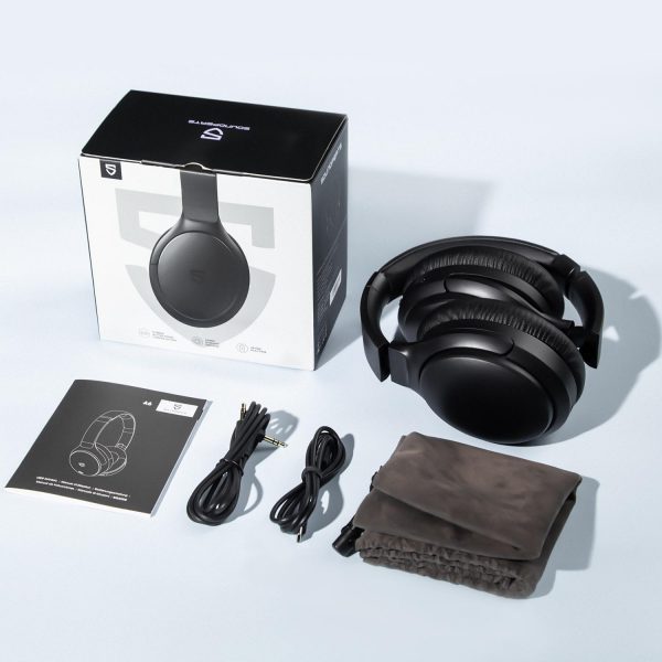 A6BK - Tai Nghe Chụp Tai Bluetooth Soundpeats A6 Black - A6BK - 6