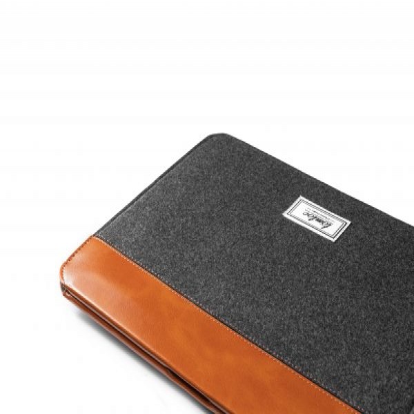 B03-H16 - iPad 12.9 - Túi chống sốc Tomtoc ( USB ) Felt & Pu Leather 2021 - B03-H16 - 4