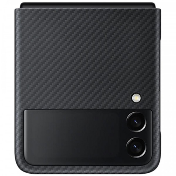 OLA-ZFLIP3-D - Ốp Lưng Aramid Cover Samsung Galaxy Z Flip3 - Đen - 2