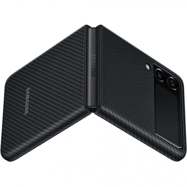 OLA-ZFLIP3-D - Ốp Lưng Aramid Cover Samsung Galaxy Z Flip3 - Đen - 3