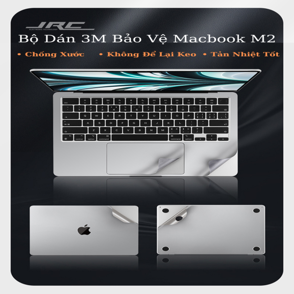 JMA13M2 - Bộ dán MacBook Air M2 13.6 inch 5 in 1 Full JRC JMA13M2 - 7