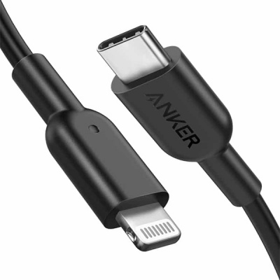 Cáp Anker 0.9m PowerLine II USB-C to Lightning - A8632