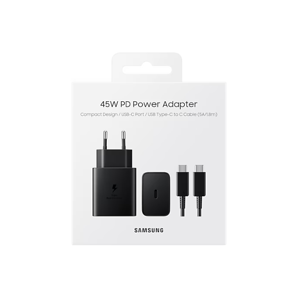 SS-ADAPTER-45W - BỘ CỐC + CÁP SAMSUNG USB C 45W - BLACK - 2