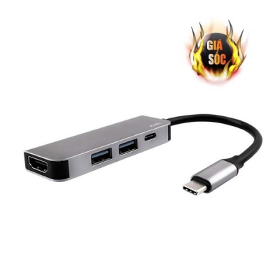 Hub chuyển đổi JCPAL LINX USB-C TO HDMI 4IN1 JCP6189