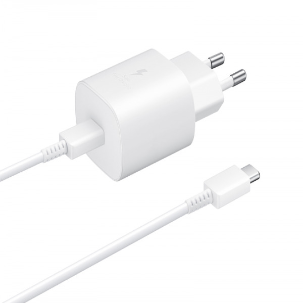 BCC-SS-TCW - Bộ cốc + cáp Samsung Type - C 25W - Trắng