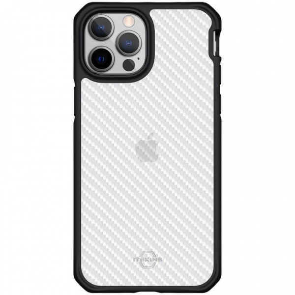 ỐP ITSKINS HYBRID TEK CHO iPHONE 13 SERIES BLACK & TRANSPARENT