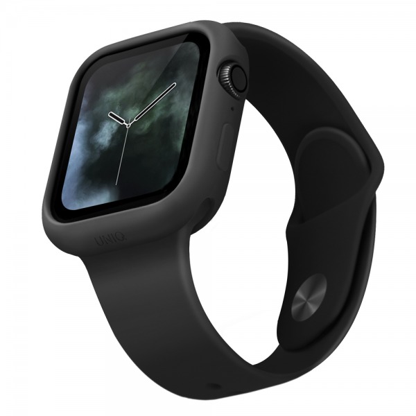 44LINOBLK - Ốp UNIQ Lino Silicone cho Apple Watch - LINOBLK