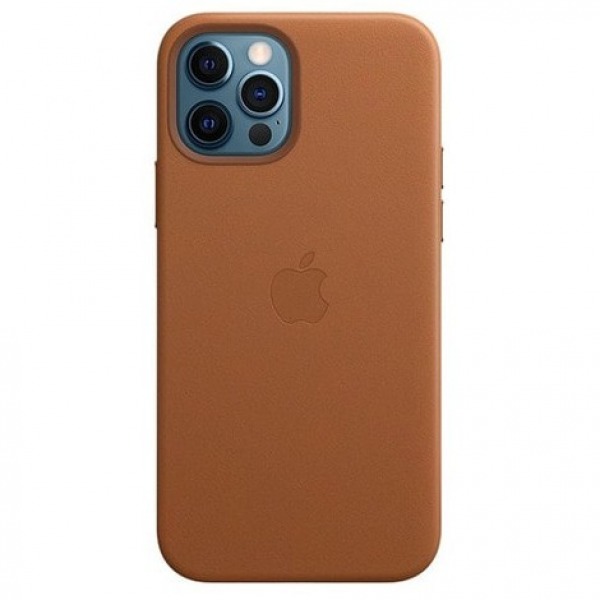MHKF3ZA A - Ốp Lưng Leather Apple iPhone 12 12 Pro Brown - MHKF3ZA A