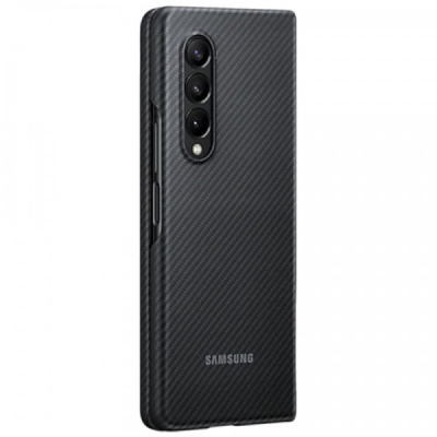 Ốp Lưng Aramid Cover Samsung Galaxy Z Fold3 - Đen