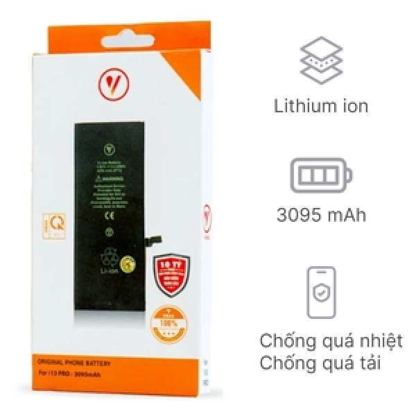 PV13P - Thay pin iPhone 13 Pro chính hãng Vmas