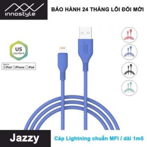 Cáp Innostyle Jazzy USB-A To Lightning MFI 1.5M
